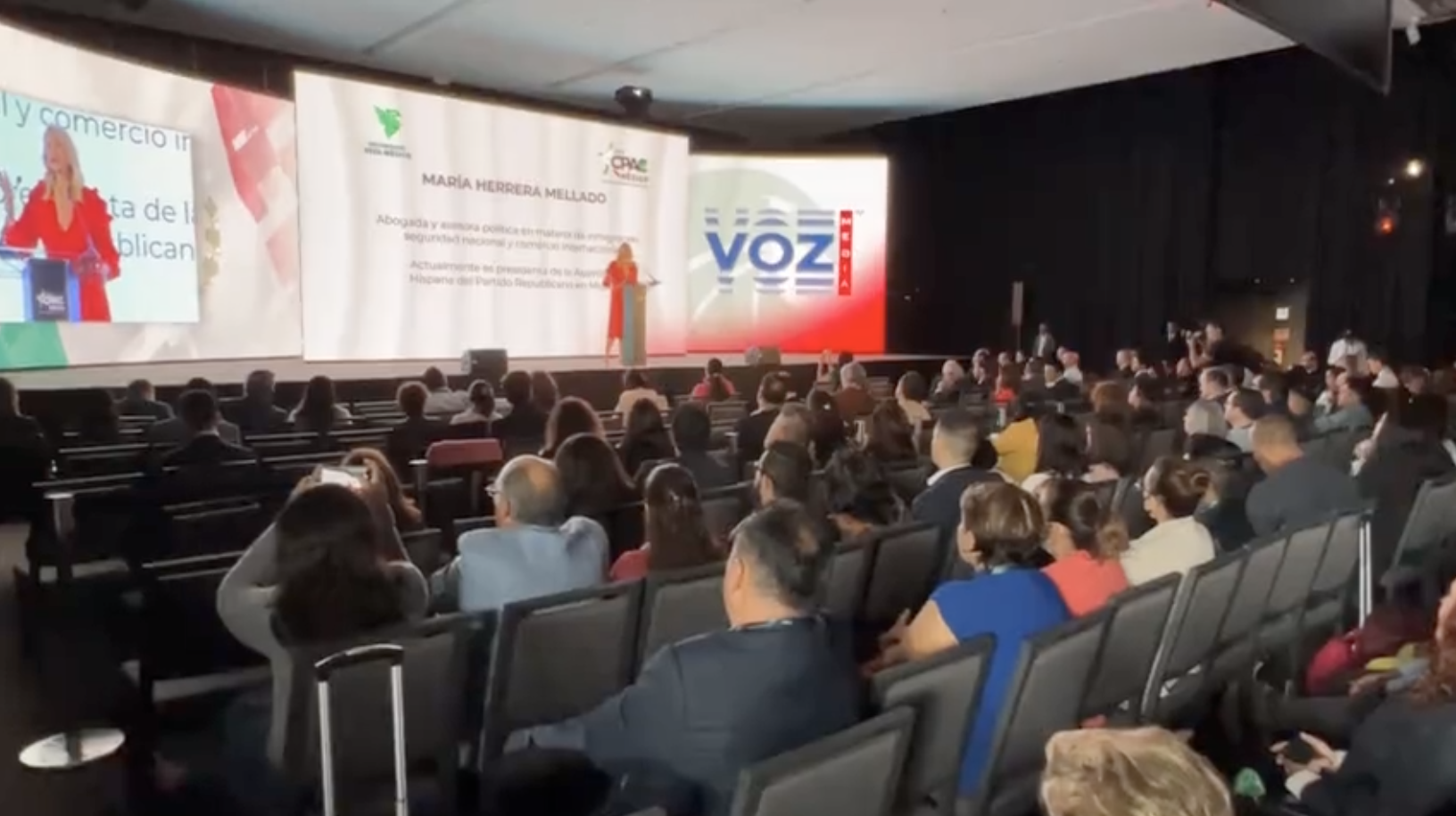 María Herrera Mellado en CPAC México 2022