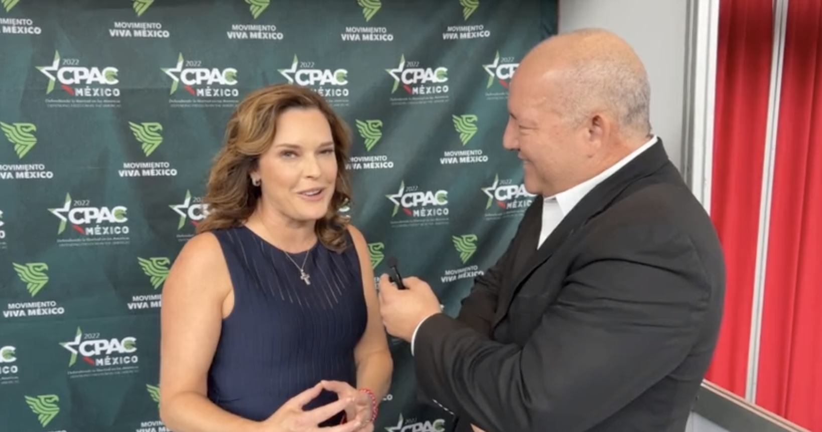 Entrevista a Mercedes Schlapp en CPAC México 2022
